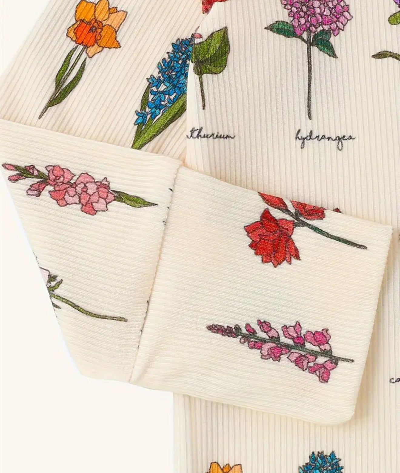 Floral Little One Zip Up Sleeper