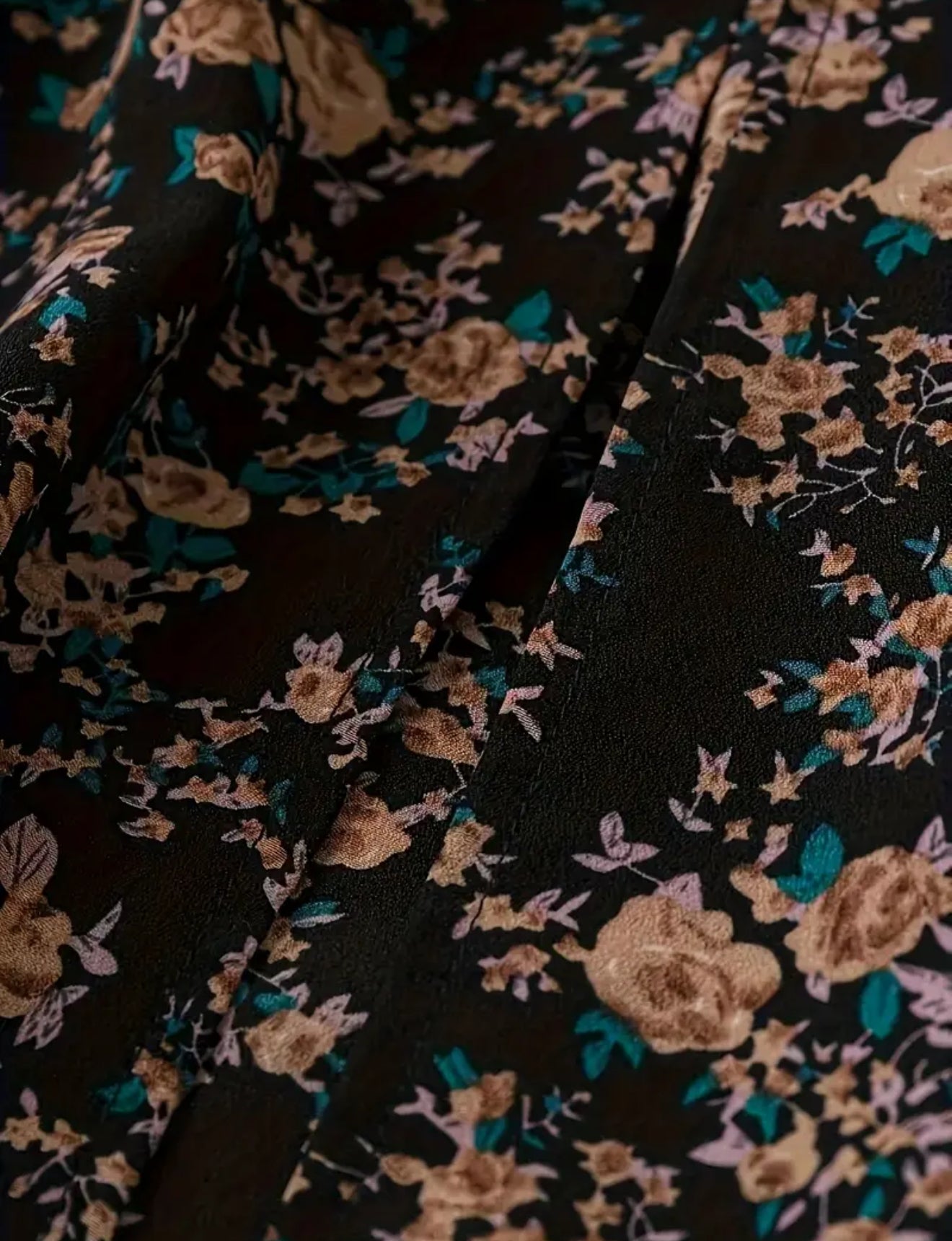 Dark Floral Skirt