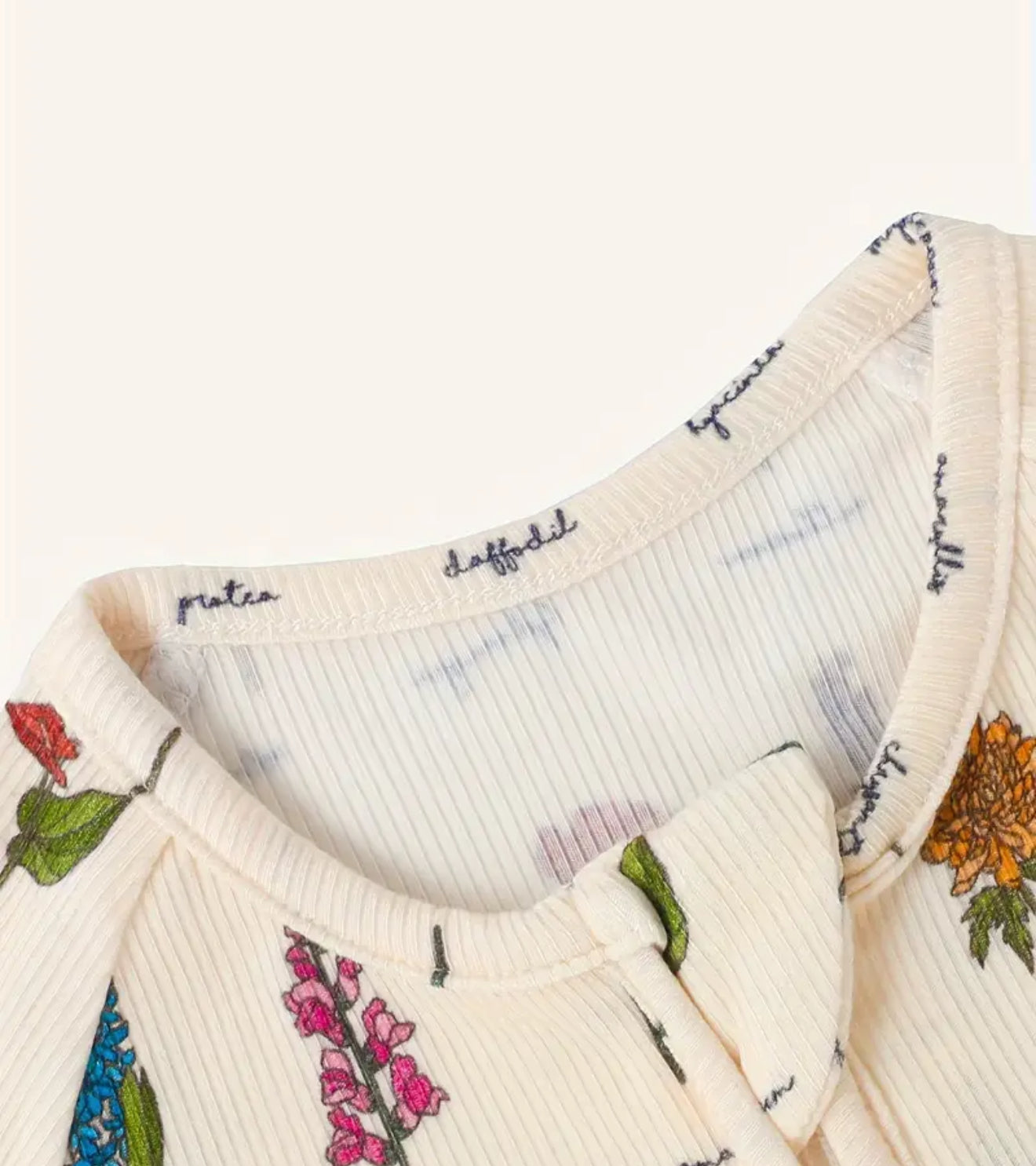 Floral Little One Zip Up Sleeper