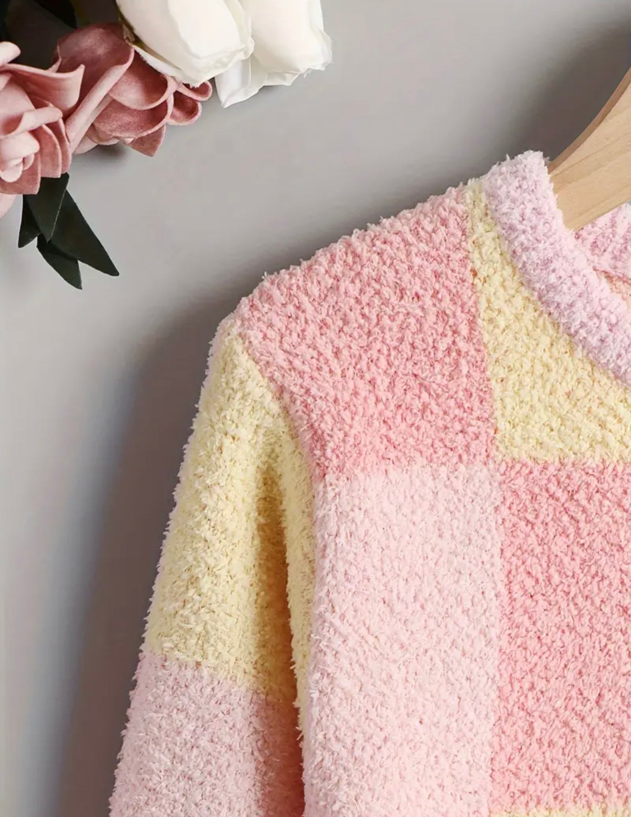 Pink Patch Little One Sweater