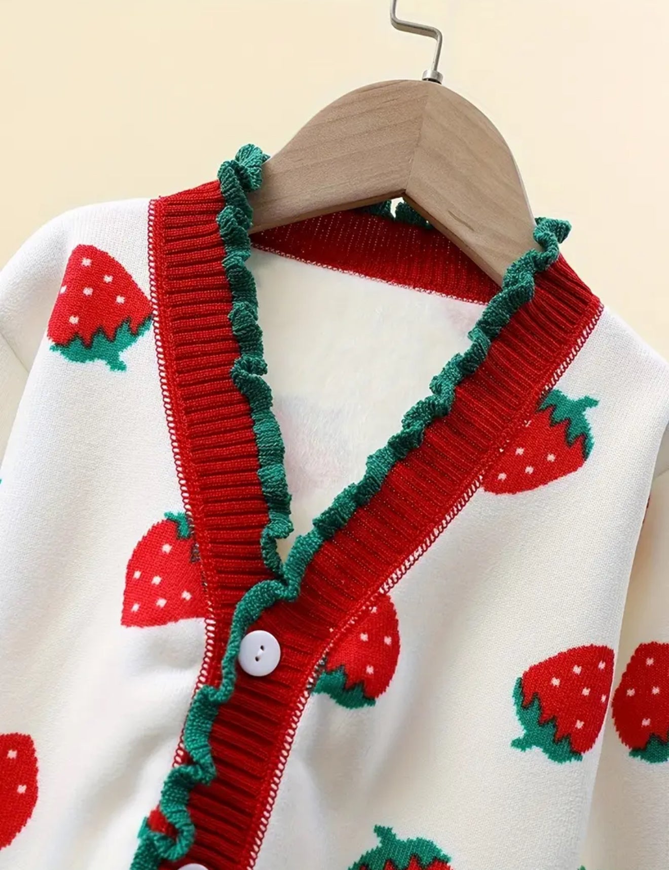 Strawberry Little One Cardigan