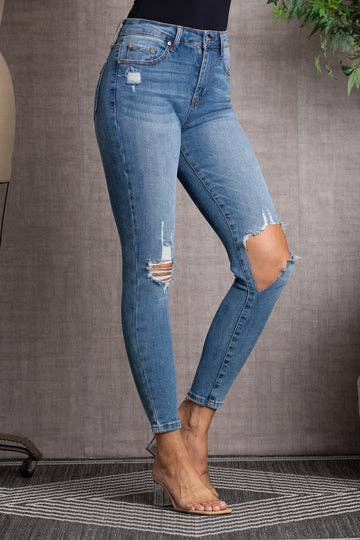Program Yourself For Success High Rise Skinny Jeans