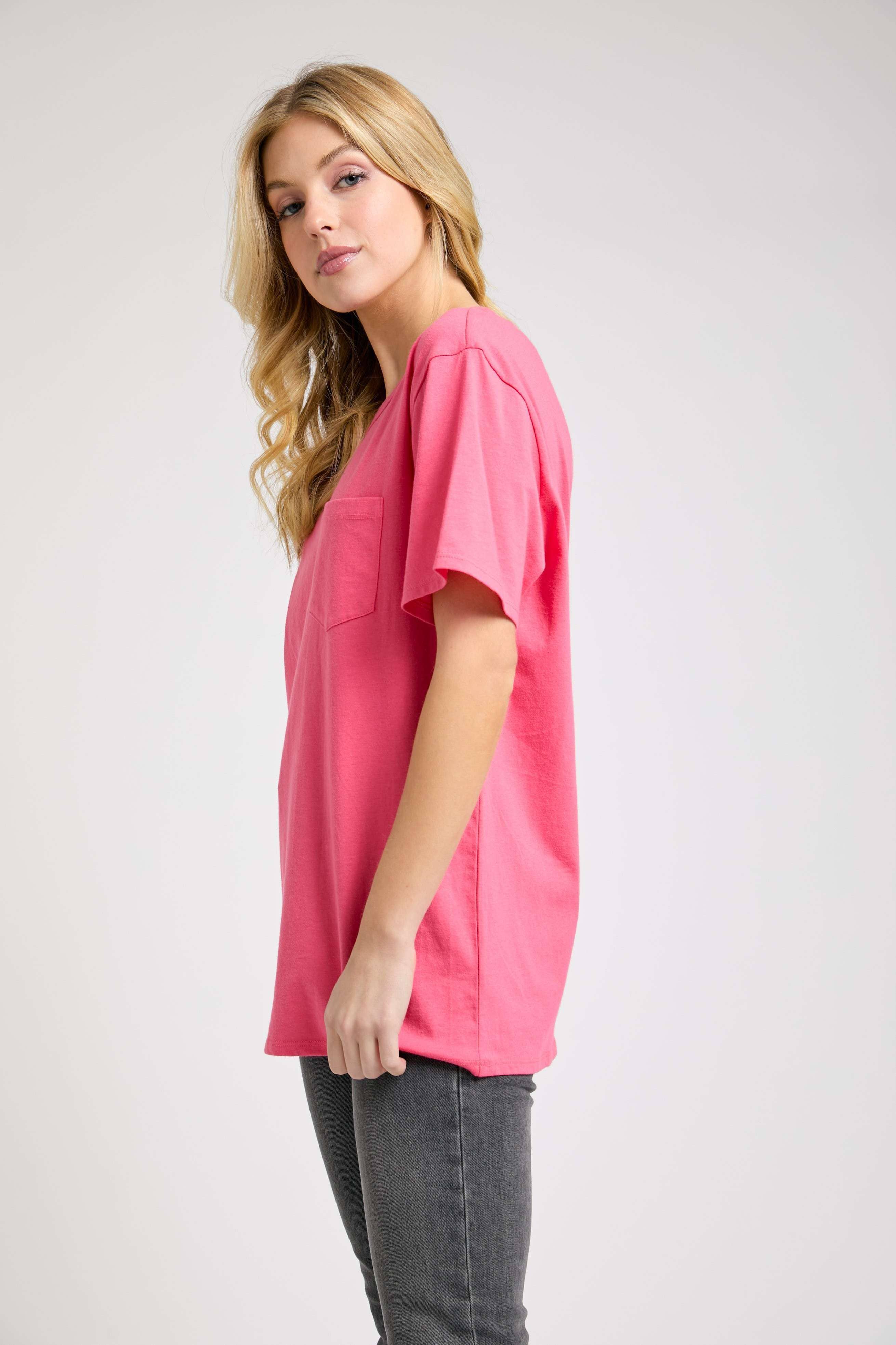 Oversized Coral Tee