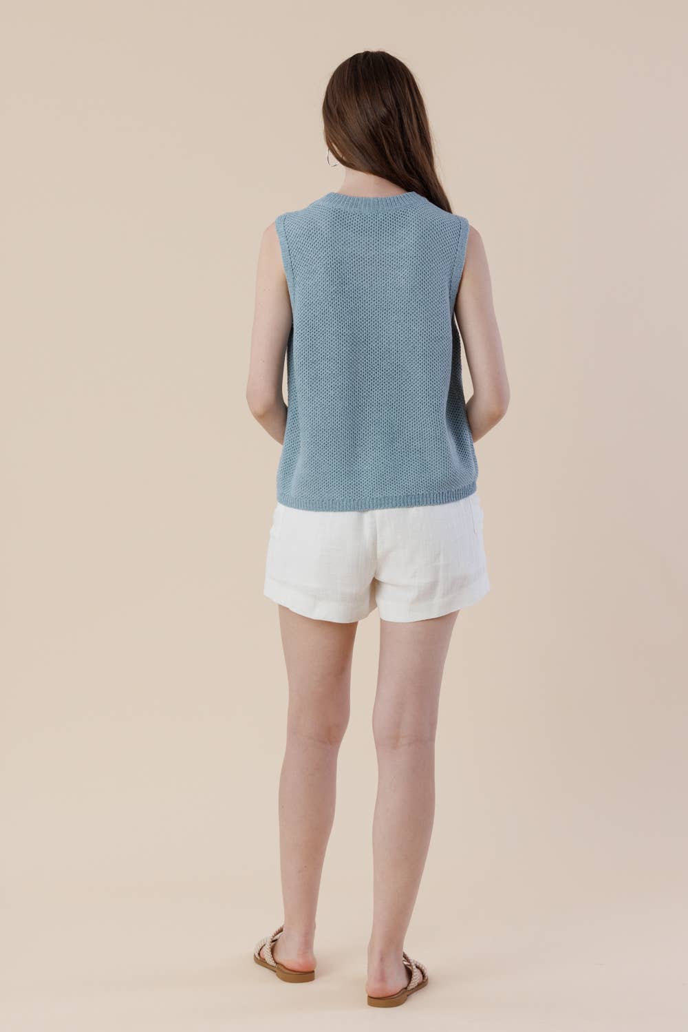 Howdy Embroidery Sweater Tank