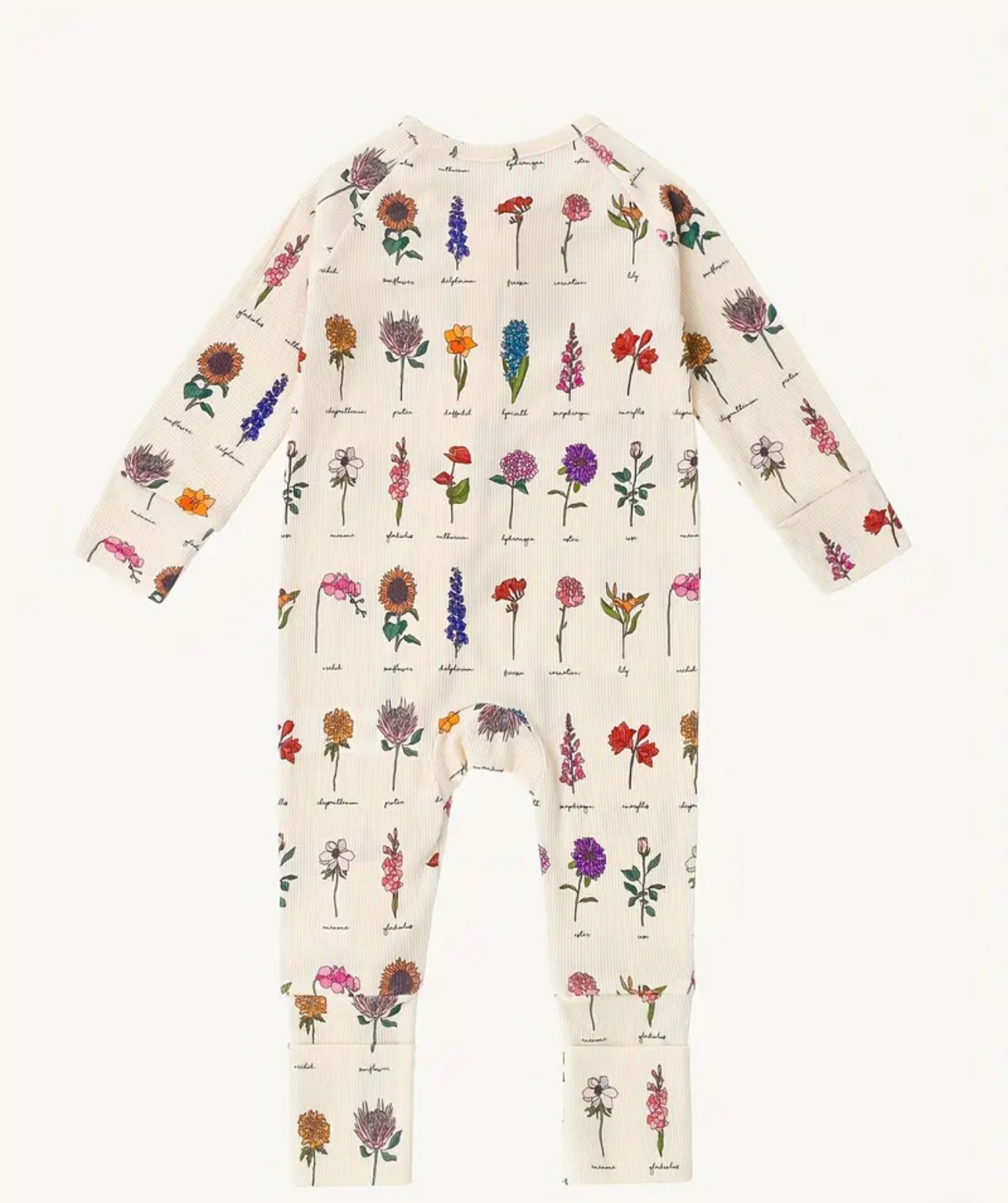 Floral Little One Zip Up Sleeper