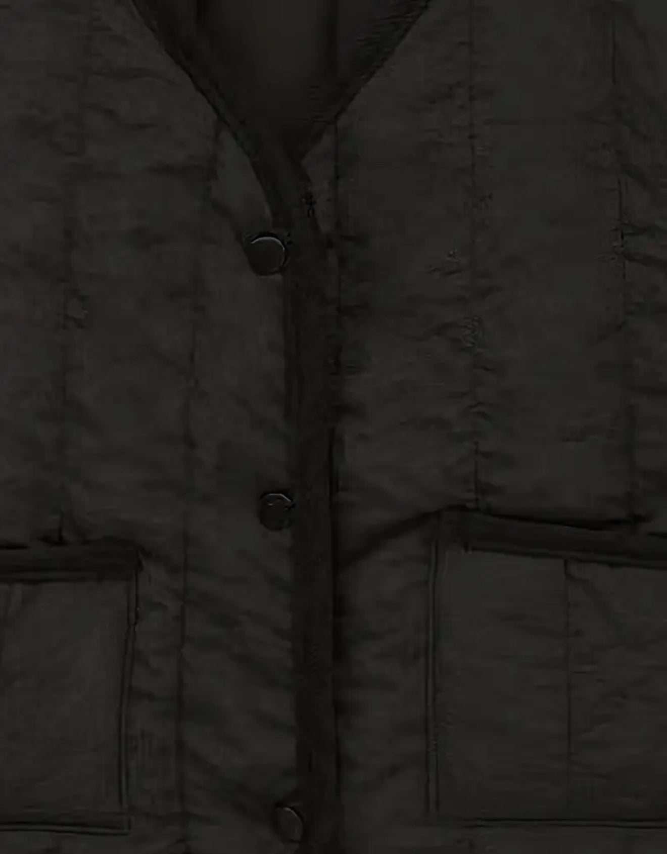 Black Little One Vest