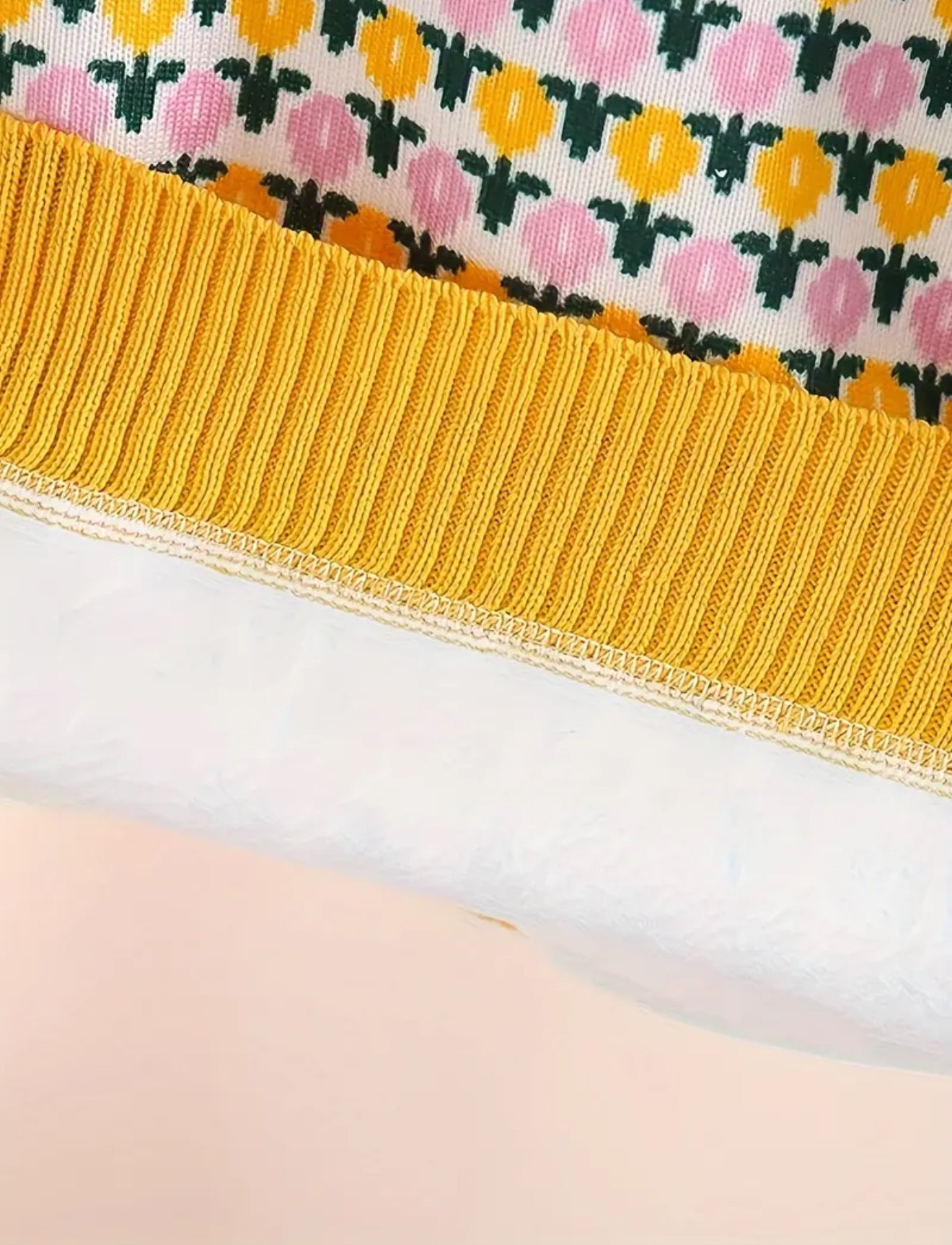 Yellow Floral Little One Cardigan