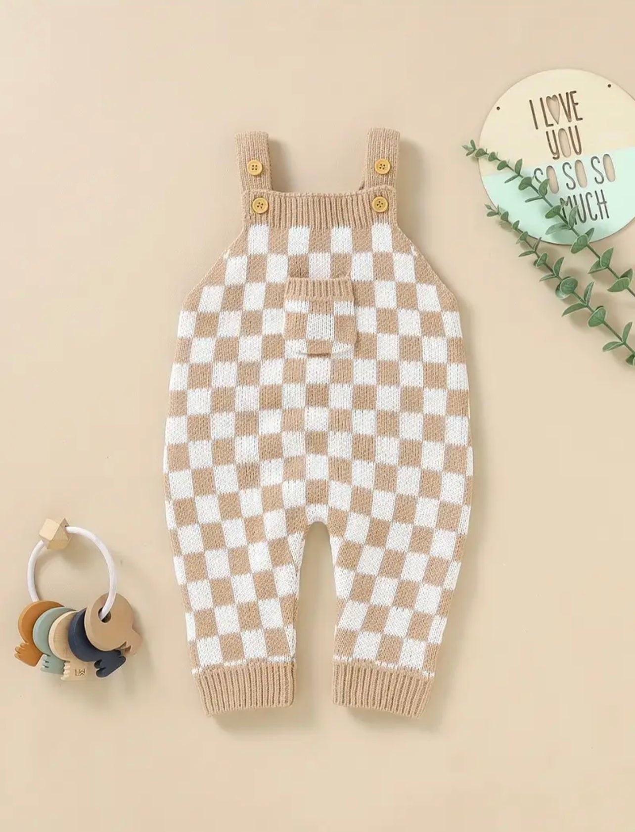 Plaid Little One Overalls