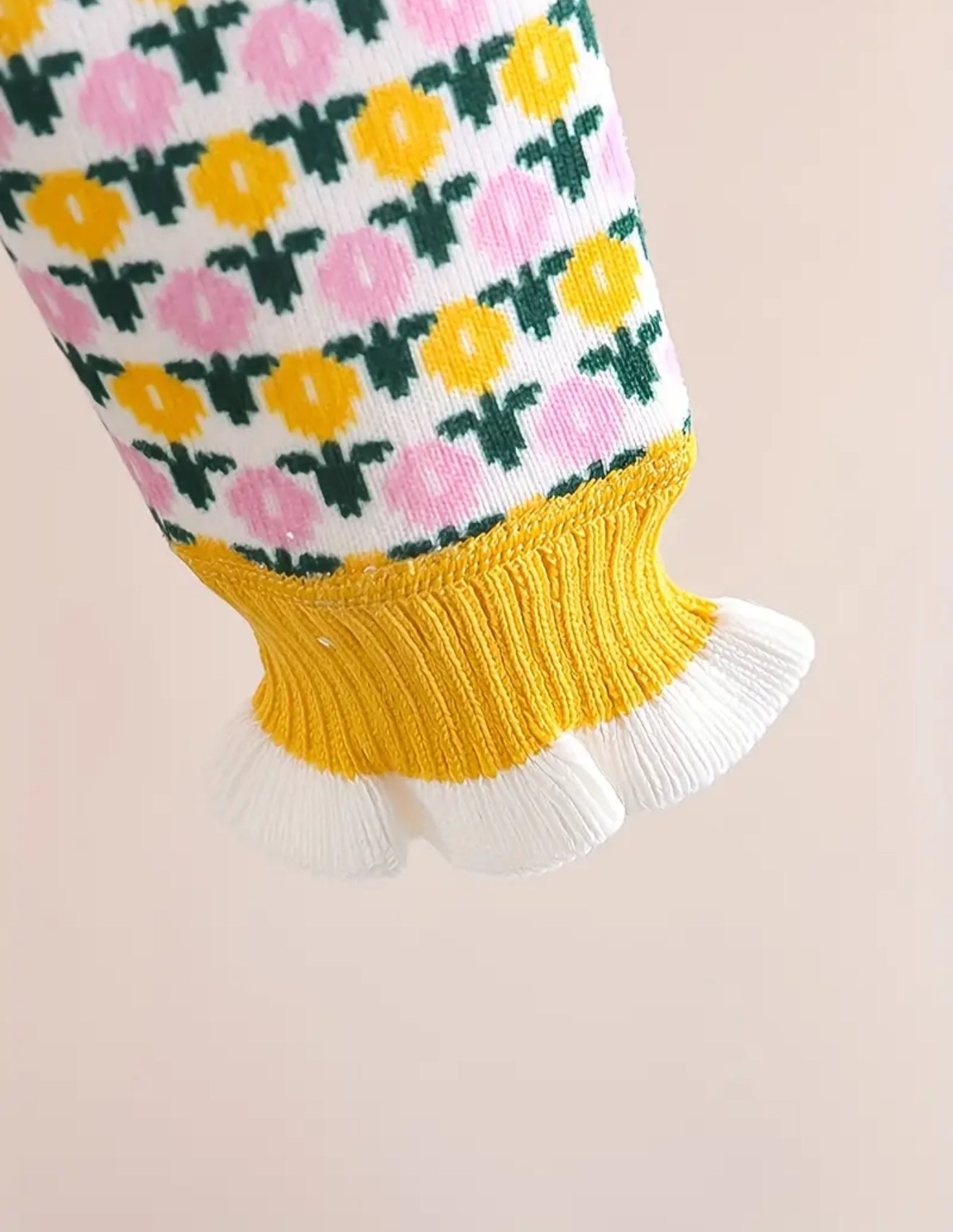 Yellow Floral Little One Cardigan