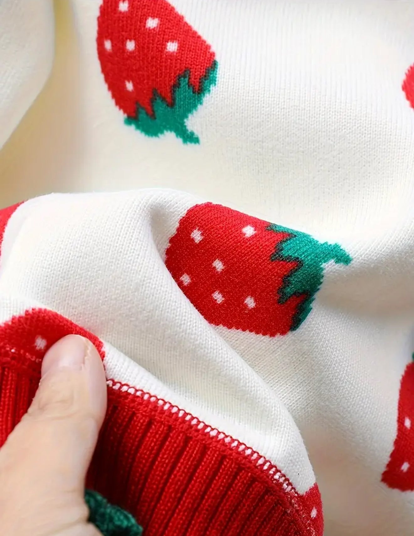 Strawberry Little One Cardigan